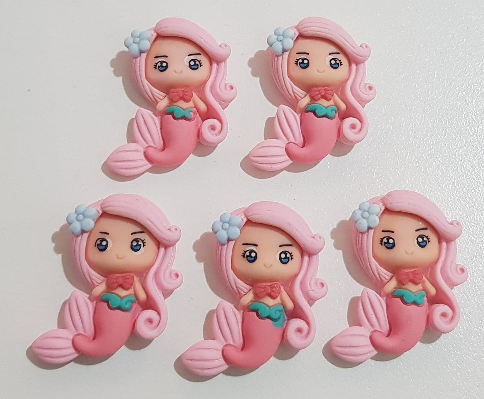 Pink Mermaids - pack of 5